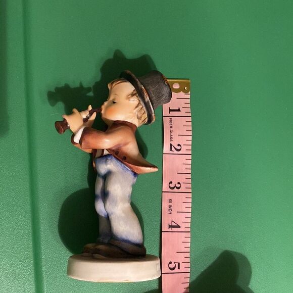 Vintage Goebel Hummel Boy Figurine Playing Flute #85/0 Serenade W. Germany - Picture 7 of 8